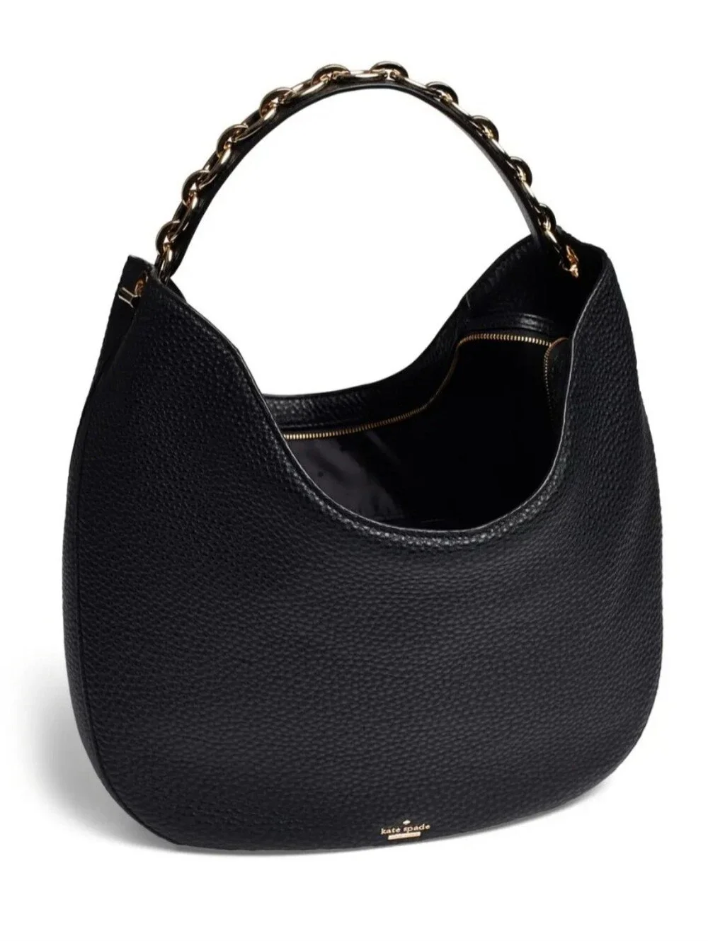 Kate Spade Black Heather Hobo Bag